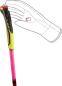 Preview: Leki Langlaufstock HRC Max TR Neonpink /26/27