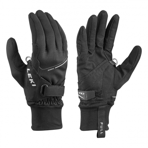 Leki Nordic Trail Shark Langlaufhandschuhe schwarz