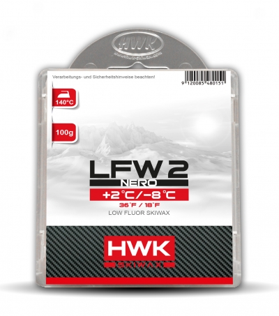 HWK Low Fluor Basiswachs LFW2 Nero