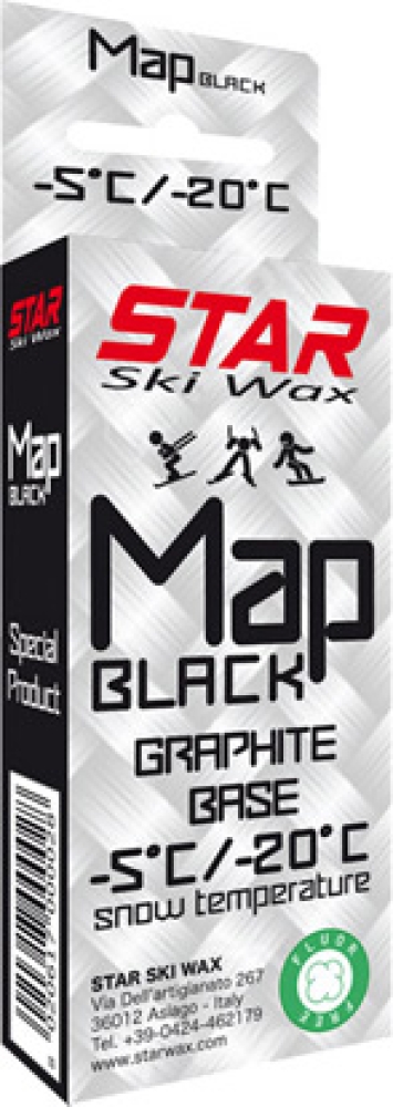 Star Map Black Graphit Wachs Black