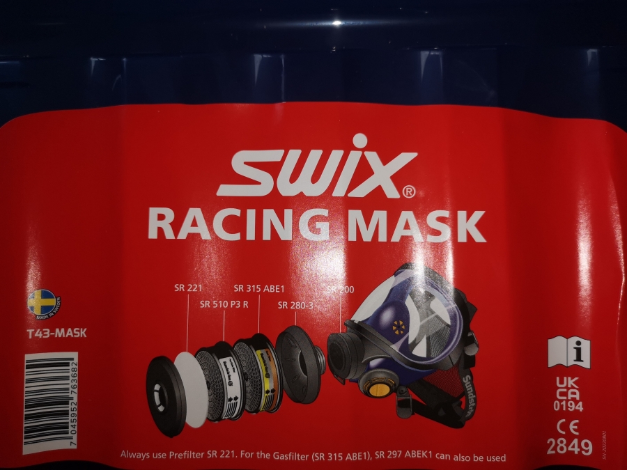 Swix  Wachsmaske mit austauschbarem Filter