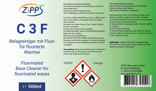 Zipps C 3 F Belagreiniger, Fluor