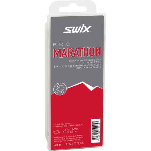 Swix PRO Marathon Gleitwachs Black