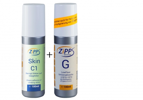 Zipps Wachsset Fellski