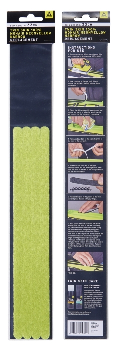 Fischer Fell Twin Skin Mohair yellow (14mm)